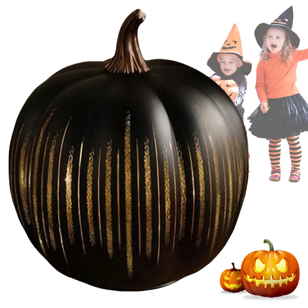Calabazas Crepusculares – ¡Decoración de Halloween Escalofriante y Brillante!