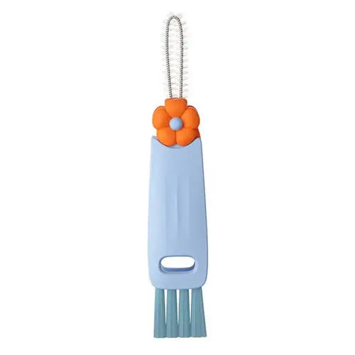 Multifunctional Brush Stiff Bristle Cup Lid Brush for Bottles Gaps