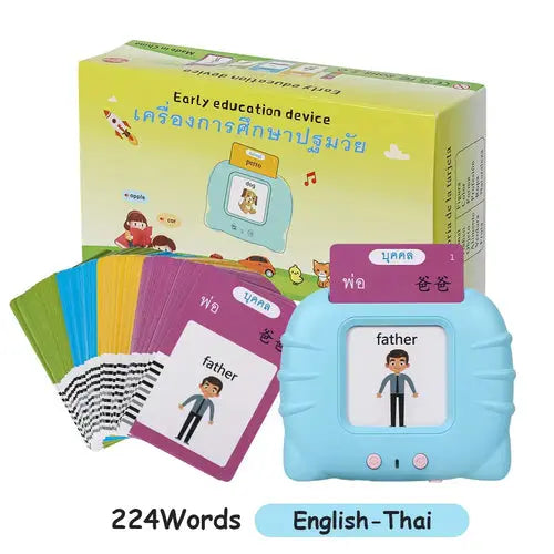 Máquina de aprendizaje para niños: tarjetas didácticas parlantes para preescolar