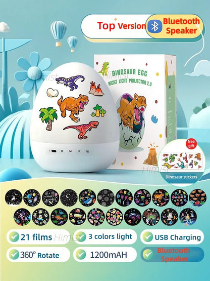 DinoGlow™ Egg Projector 🦖✨ — Magical Night Sky for Kids
