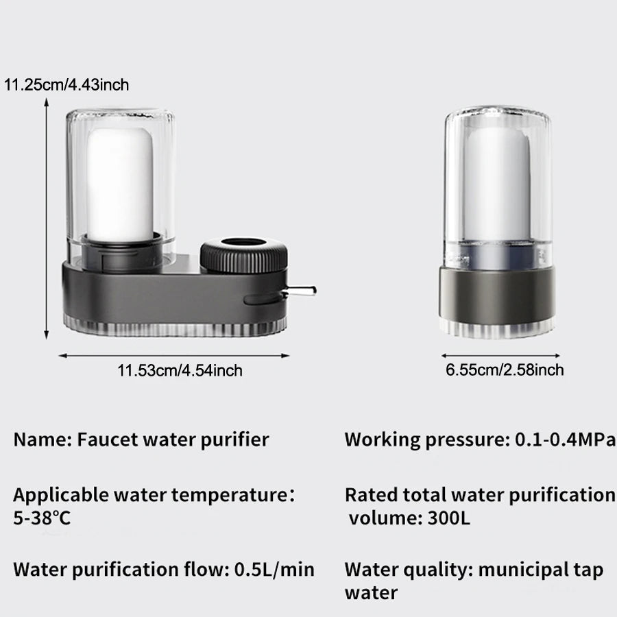 HydraClean™ Tap Purifier 🌿🚰 Fresh, Filtered, Effortless