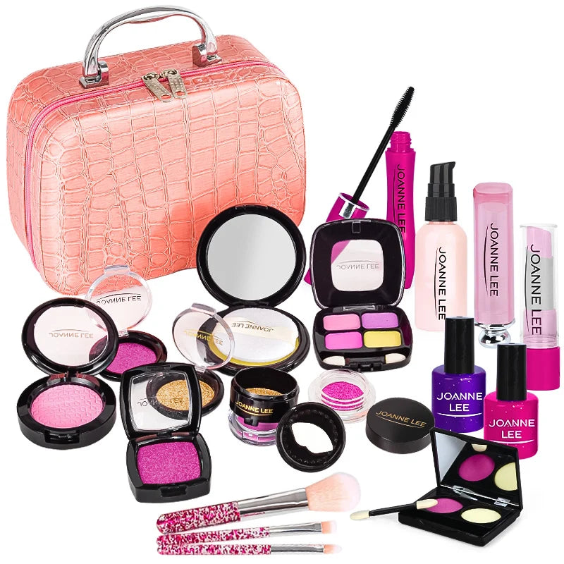 GlamPlay™ Kids Makeup Set 💄🌈 Pretend Beauty Fun