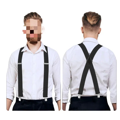 NoSlipFlex™ Suspenders 🔒 — Move Freely, Pants Stay Secure