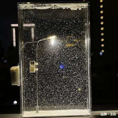 Snowy Bliss DIY Lamp: Create Your Winter Wonderland Indoors! Every Day Home Store Store