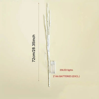 Birch Branch LED Festive Battery Operated Twig Outdoor Christmas Lights Stone's Store