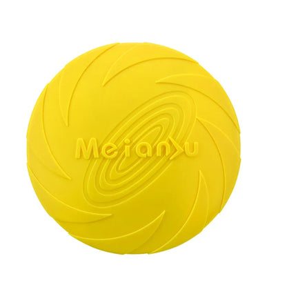 Durable Silicone Flying Disc for Dogs - Interactive Outdoor Fun!