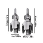 2pcs Water Pipe Threader Tapping Tool Internal Thread External Thread Integrated Die Water Pipe Opener