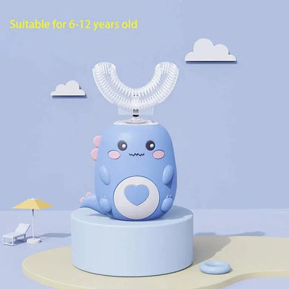 Electric U-shaped Toothbrush Children Sonic Toothbrush 360 Degrees Smart Dental Tooth Brush Teeth Whitening for Waterproof Kids BALASHOV Exquisite Life Store