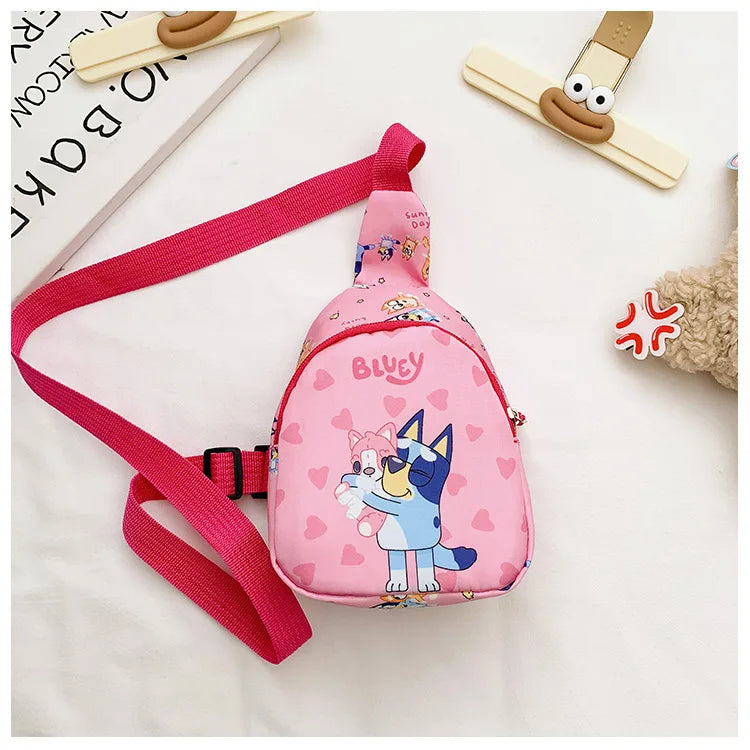 Bluey Kids Mini Crossbody Bag – Lightweight Cartoon Shoulder Bag
