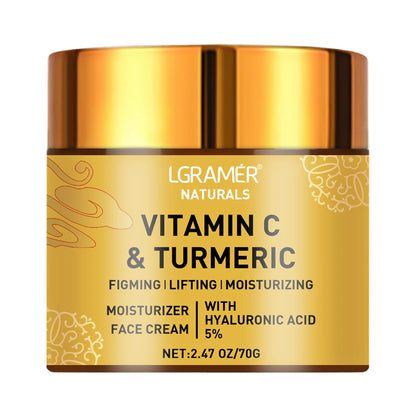 Turmeric Vitamin C Face cream Retinol Moisturizing Firming Hyaluronic Lightening Repairing Smooth Skincare Whitening Creams REAROYA Beauty Store
