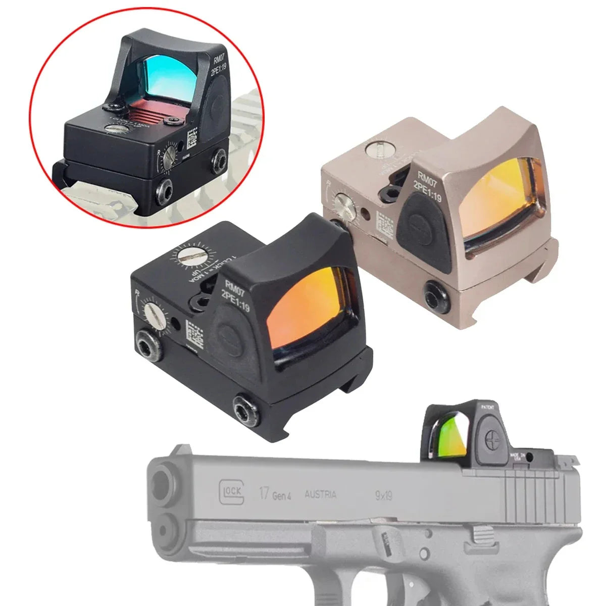 Mini RMR Red Dot Sight Scope Fit 20mm Rail Shop1103572318 Store