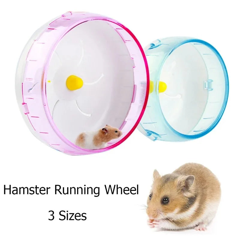 Silent Hamster Wheel - Exercise Wheel for Syrian Hamsters - Quiet Spinner Running Wheel for Small Animals - Pet Hamsters Exercise Wheel Toy Life In Yongshang Store