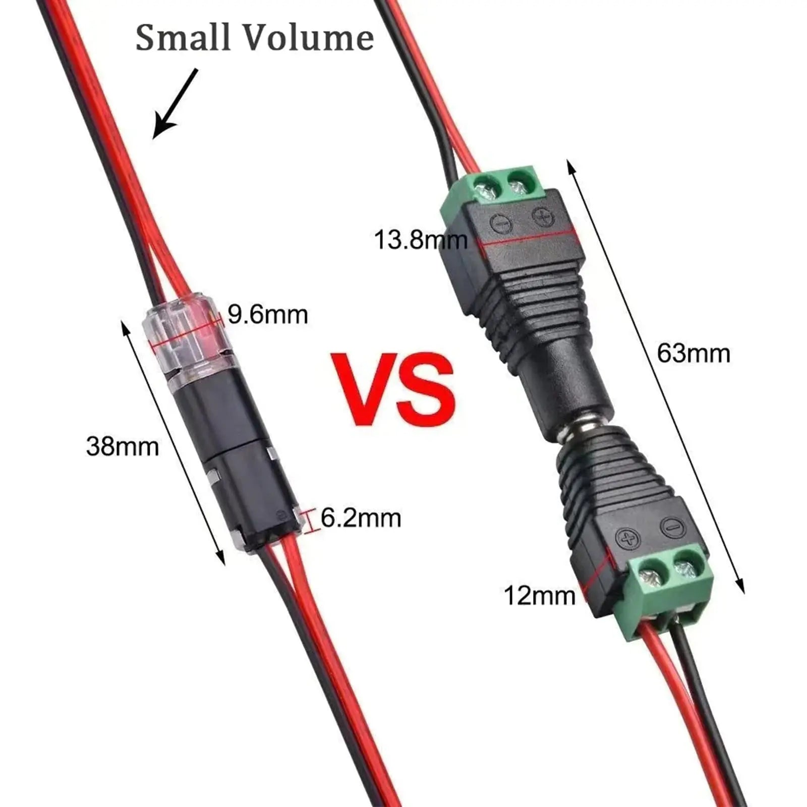 Double-Wire Connector: Secure Lock, Instant Plug-In Power 🔌