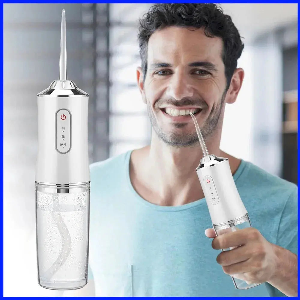 New Oral Irrigator Portable Dental Water Flosser USB Rechargeable AliExpress