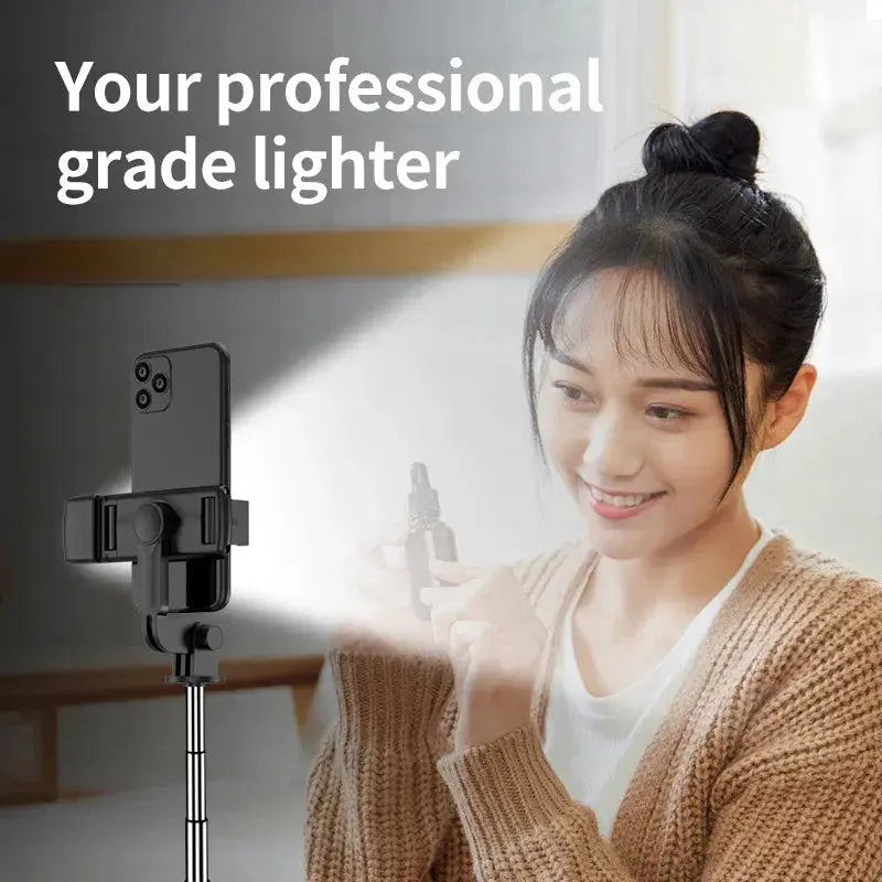 Bluetooth Wireless Selfie Stick Mini Tripod Extendable Monopod Remote