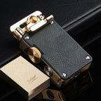 CHIEF New Metal Rocker Kerosene Lighter Creative Rocker Ignition Fashion Leather Lighter High-end Men's Gift Hello My Friend Boutique Store