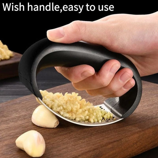 Stainless Steel Garlic Press Household Manual Garlic Press Curve Fruit AliExpress