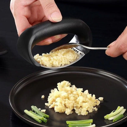 Stainless Steel Garlic Press Household Manual Garlic Press Curve Fruit AliExpress
