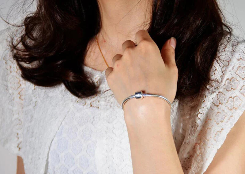 Handmade Snake Bone Bracelet – 925 Sterling BAYTTLING Store