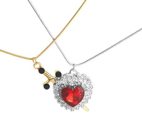 View details for Heart-shaped Pendant Diamond-embedded Love Necklace