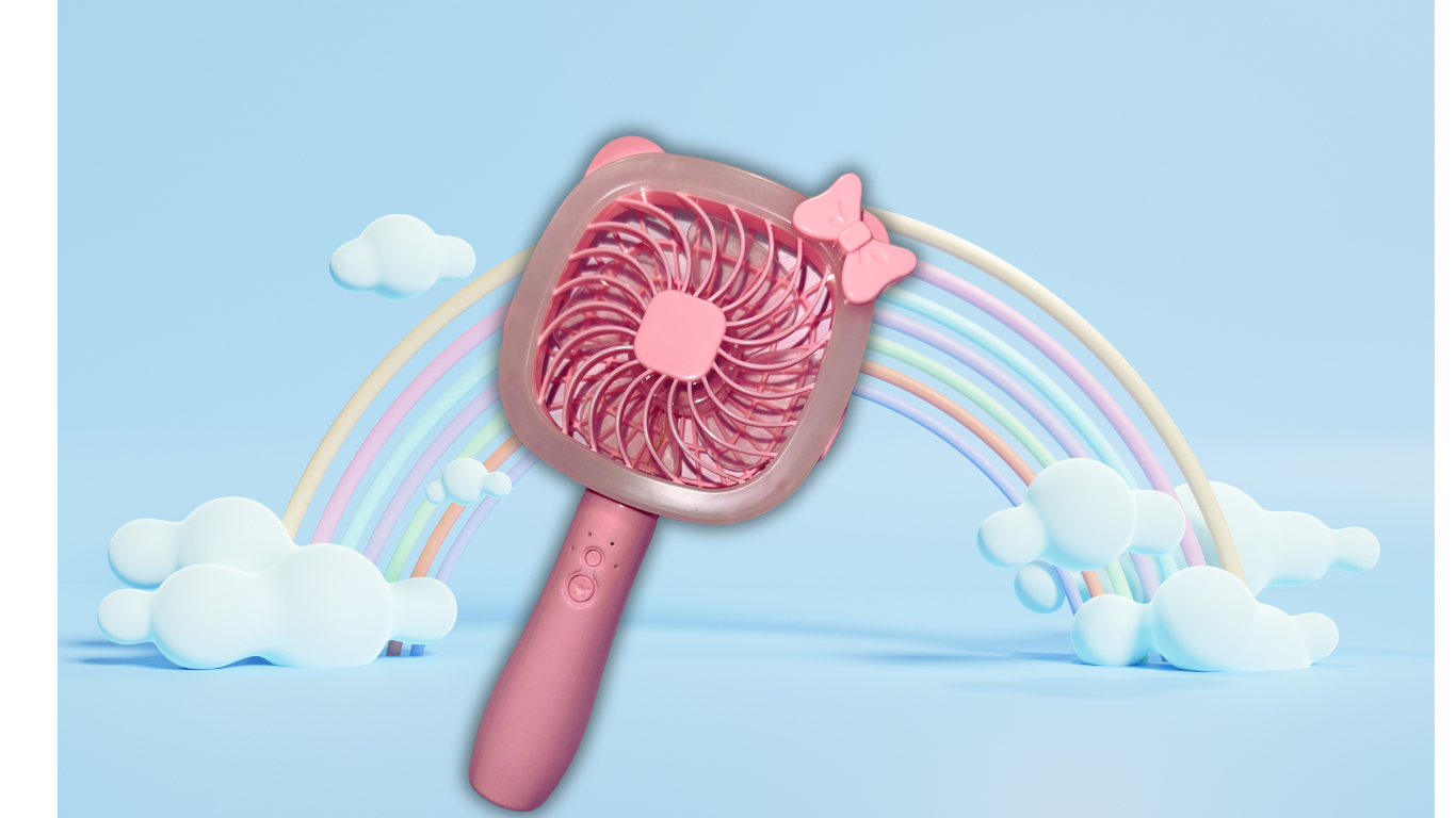 Hand Fan Wrist Hanging Portable Fan Night Light USB Rechargeable Fans for Children Electronic Industry Store