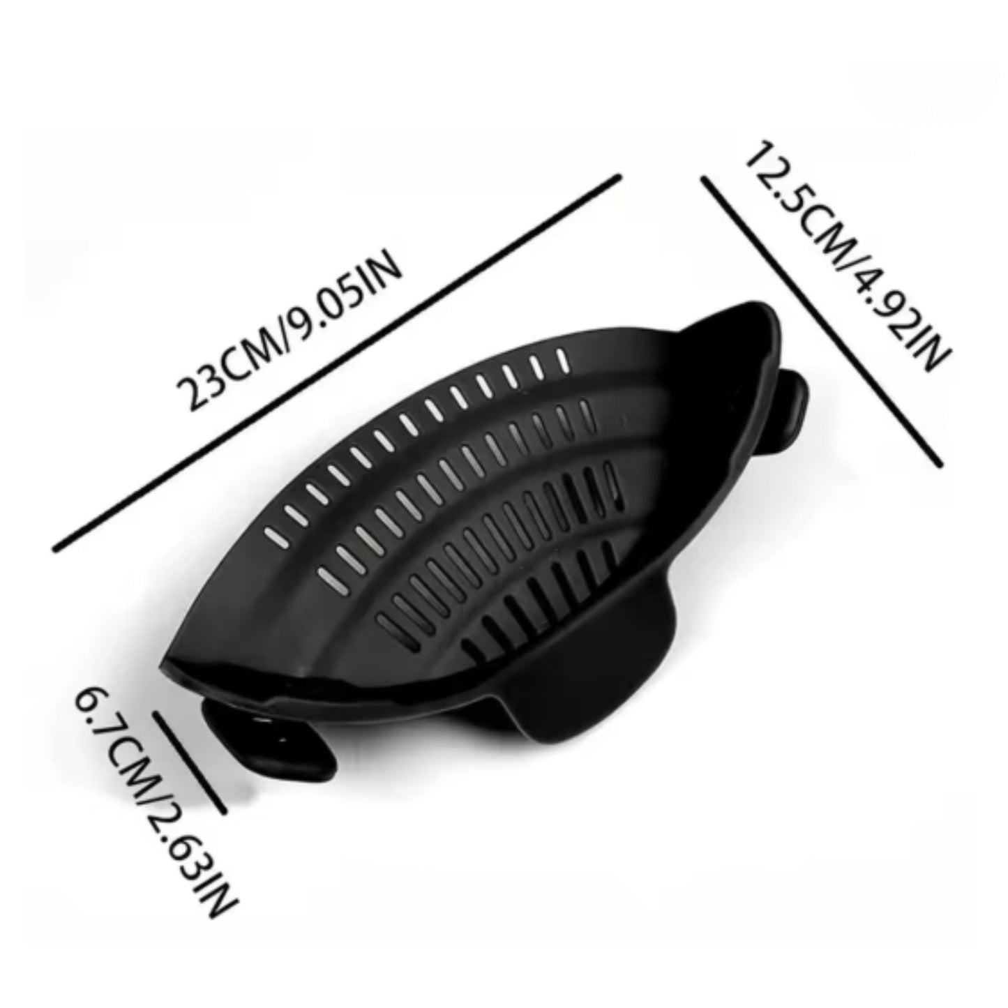 1 Pc Silicone Clip-On Strainer for Pots