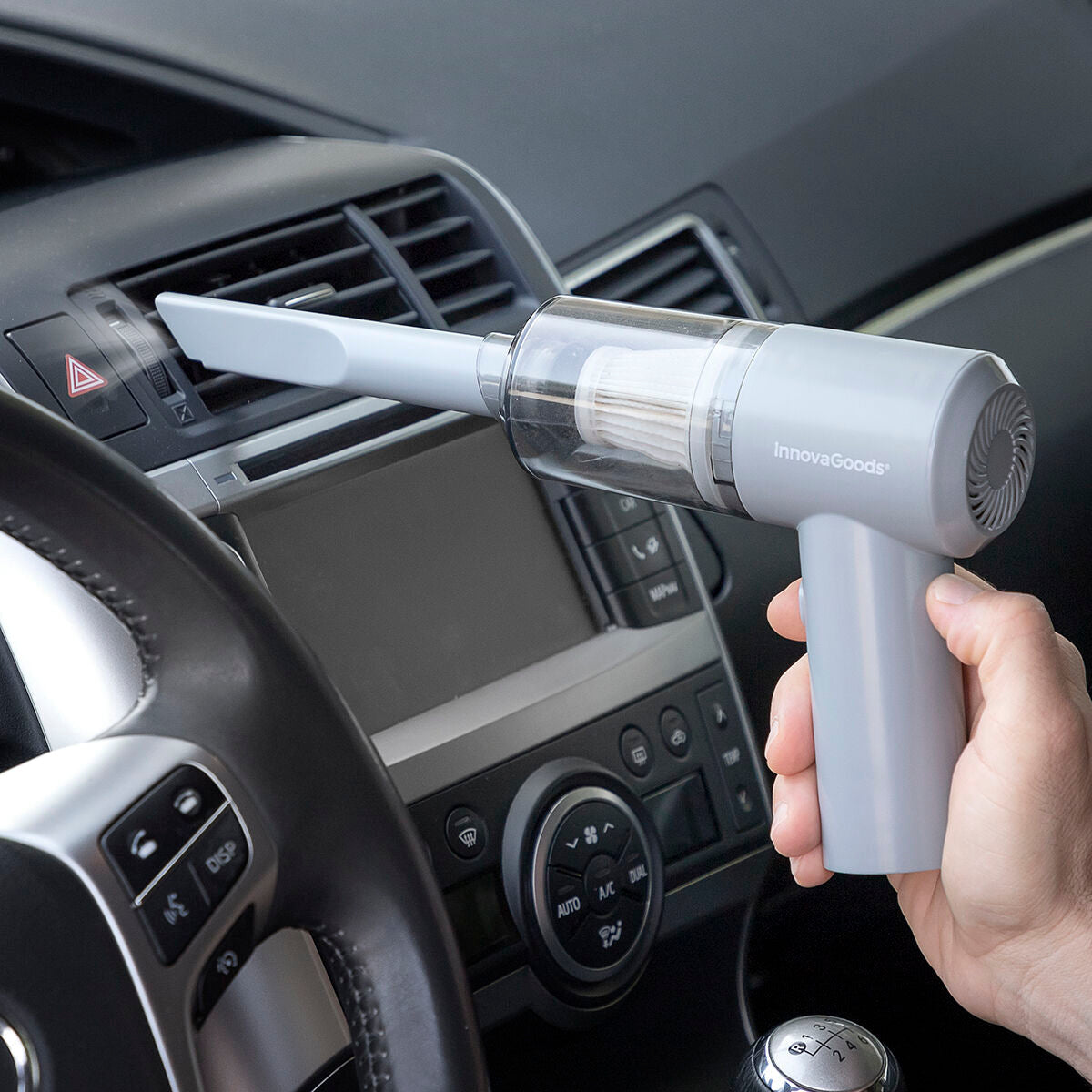 Mini Wireless Rechargeable Hand-held Vacuum Cleaner Recuum InnovaGoods Bigbuy