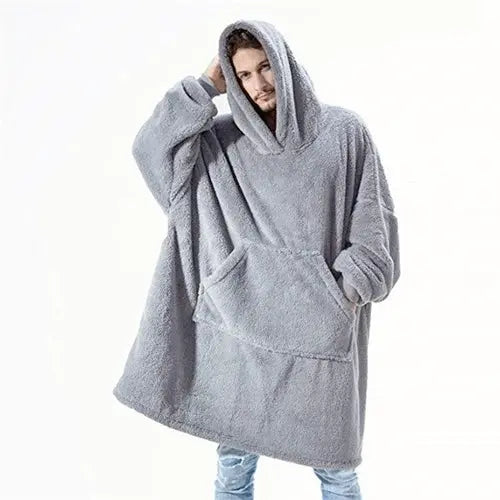 Suéter con capucha simple de ocio para invierno, sudadera con capucha cálida y gruesa para mujer