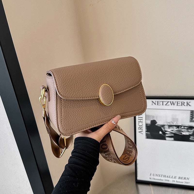 Women's Small Wide Shoulder Strap Shoulder Bag HAODI Fashion Store