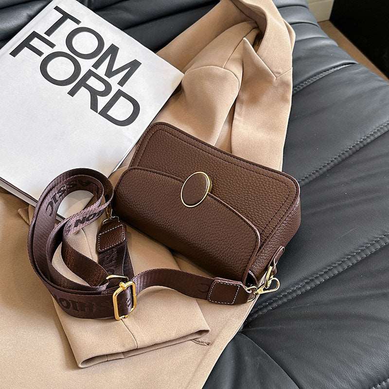 Women's Small Wide Shoulder Strap Shoulder Bag HAODI Fashion Store