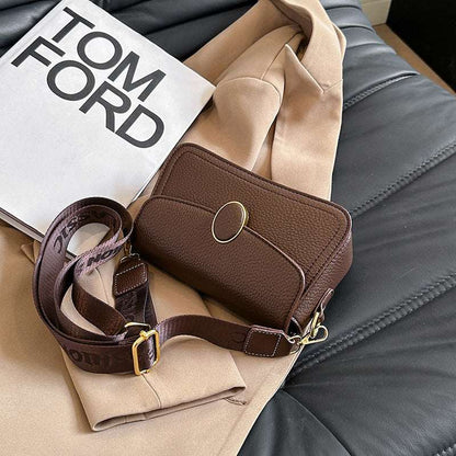 Women's Small Wide Shoulder Strap Shoulder Bag HAODI Fashion Store