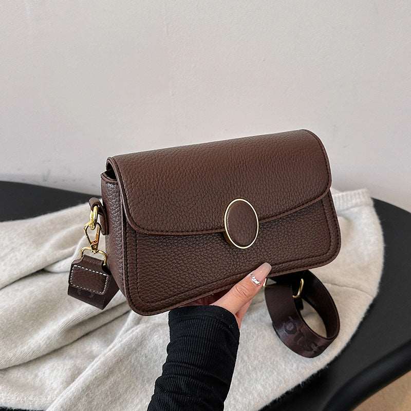 Women's Small Wide Shoulder Strap Shoulder Bag HAODI Fashion Store