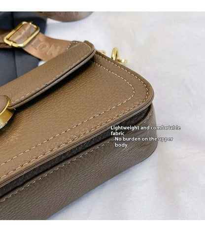 Women's Small Wide Shoulder Strap Shoulder Bag HAODI Fashion Store