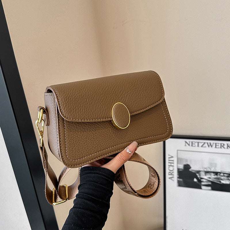Women's Small Wide Shoulder Strap Shoulder Bag HAODI Fashion Store