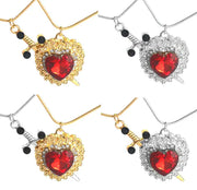 View details for Heart-shaped Pendant Diamond-embedded Love Necklace