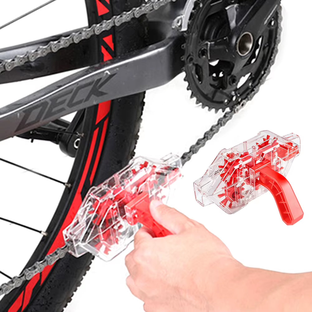 Bike Chain Cleaning Tool Bike Brushes Scrubber Wash Tool Mountain Bike Washing Kit Bicycle Accessories for MTB Road Bikes