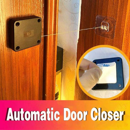 Automatic Door Closer Punch-Free Soft Close Door Closers Stone's Store