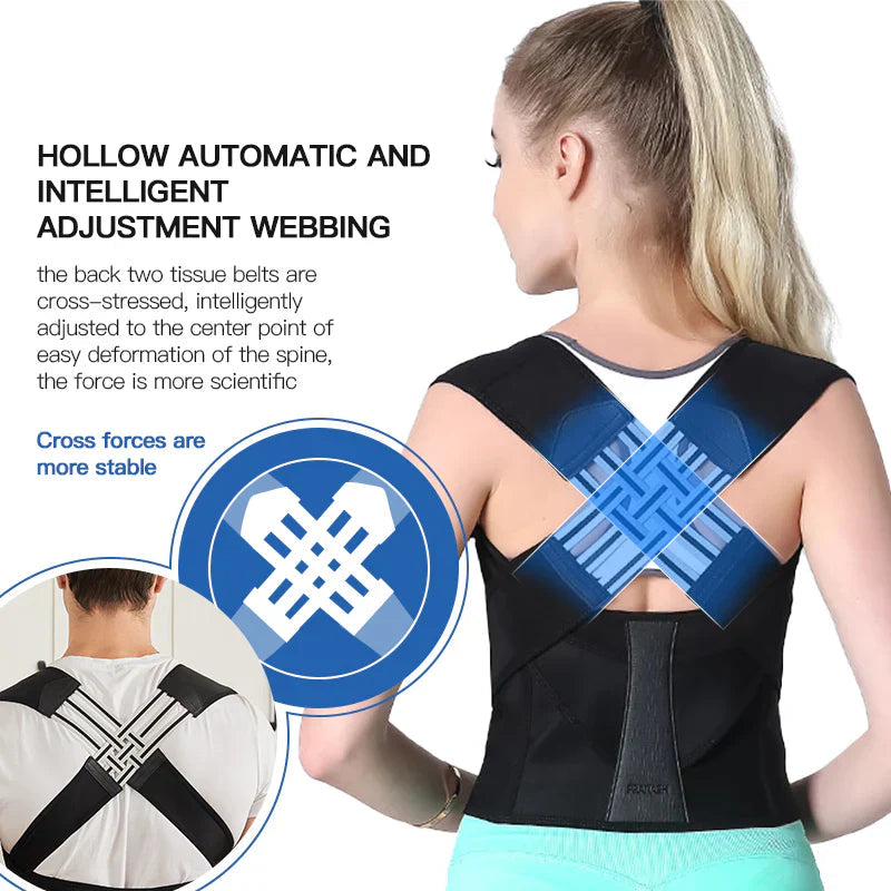 Unisex Adjustable Posture Corrector Belt BD Makeup 888 Store