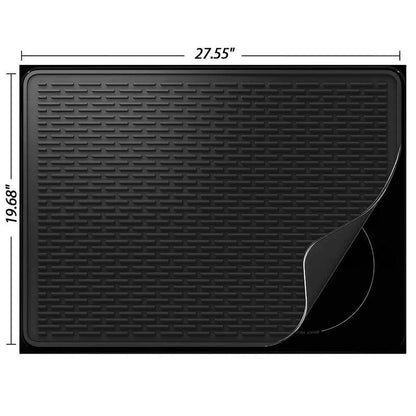 【Tik Tok Top Seller】Heat Resistant Silicone Stove Cover Mat& Utensils, Non-Slip Stove Protector, 2024 Kitchen Gadgets,Gifts for Mo,Winter Gift Heat Resistant Heat Resistant Handheld Kitchen Accessory Top Mat Silicone Non-Slip Stove Protector Mat