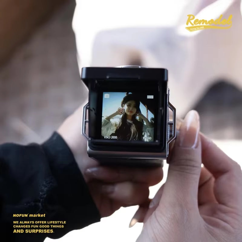 Ccd Retro Dual Reflex Camera Photoes Video Small Mini Camera Recording Manual Joystick Amateur Custom Accessory Photography Gift