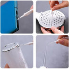10-500PCS Shower Cleaning Brush Bathroom Micro Nylon Brush Nozzle Anti-Blocking Cleaning Tools Bathroom Accessories