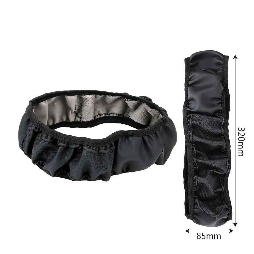 Anti-Slip Car Steering Wheel Cover - Embossed Leather Stone's Store