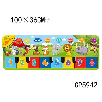 Children's Early Childhood Education Animal Piano Mat Multifunctional Music Blanket Toy CJDropshipping
