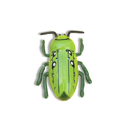 Pet Interactive Electric Bug Cat Escape Obstacle Automatic Flip Toy Battery Operated Vibration Pet Beetle Playing Toy
