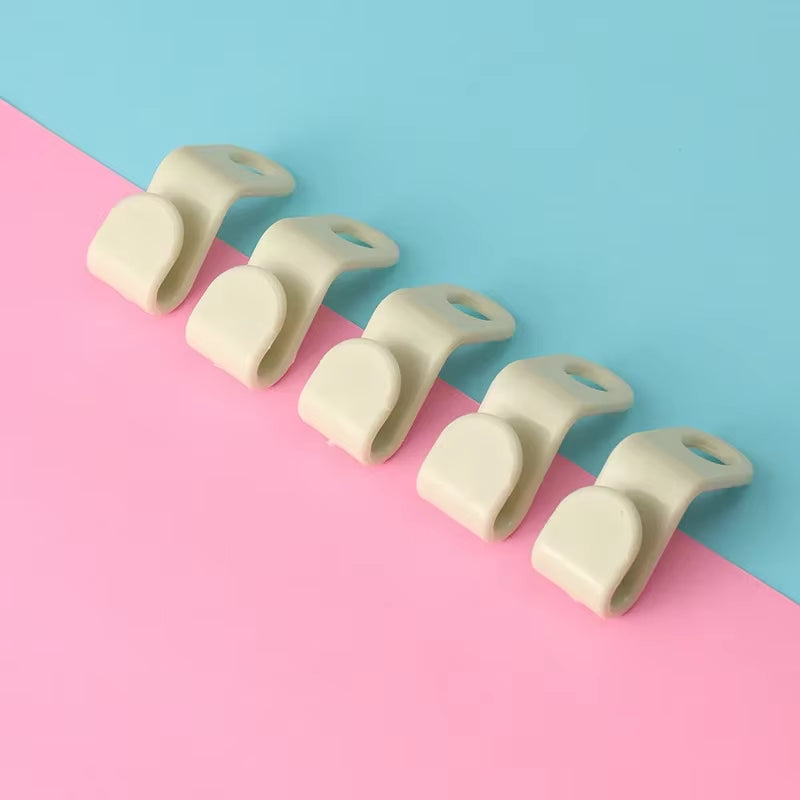 5Pcs Hanger Hook Connector Can Stack Clothes Hooks, Wardrobe Organizing and Storage Multifunctional Hook Connection Buckle