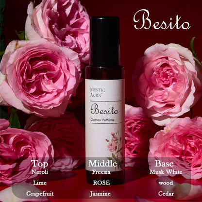 MYS AURA 3.3OZ Room & Linen Sprays Refreshing Home Fragrance Collection Versatile Scent Options Long-Lasting Fabric Fragrance Spray Natural Mist Effective Sterilization Removal of Odor Floral Peony House Smell Good Products Flower Diffuser Freshener