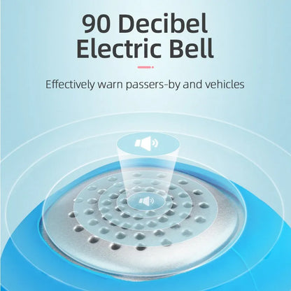 Electric Cycling Bell 110 Db Horn Rainproof MTB Bicycle Handlebar Silica Gel Shell Ring Bike Bell Bicycle Accessories