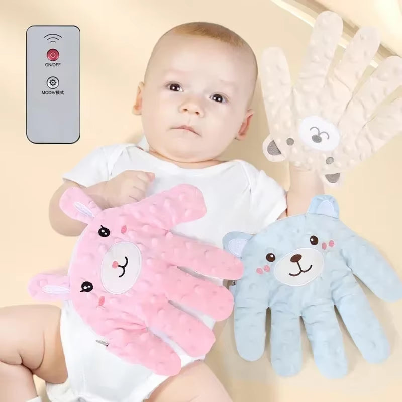 Baby Electric Soothing Palm Sleep Pillow Newborn Heated Remote Control Simulated Palm Slapping Sleep Pad Baby Care Accessories