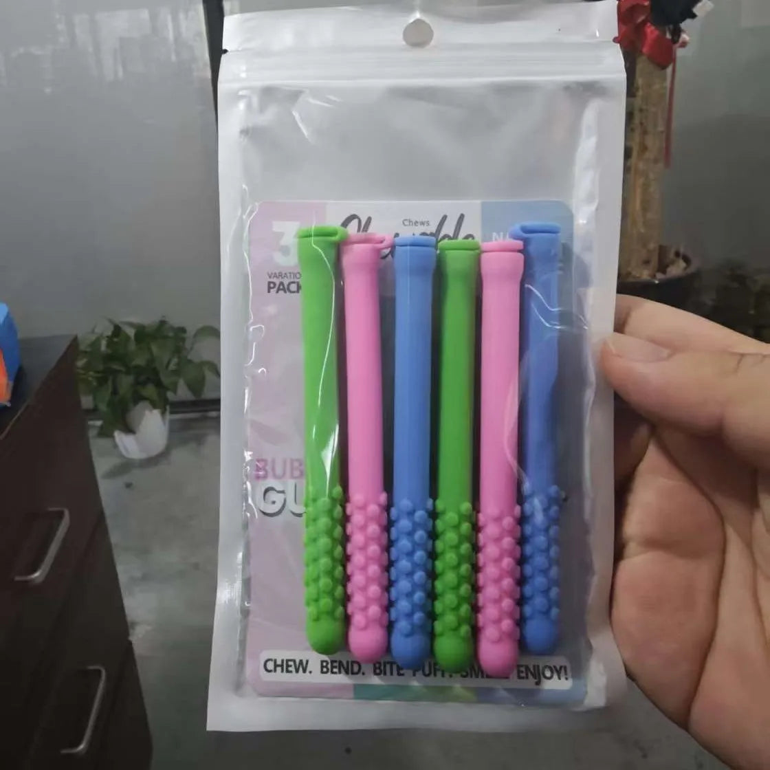 Chewable Breather Quit, Chewable Essential Oil Breath Stick, Chewable Breather Stick with Essential Oil for Aromatherapy on The