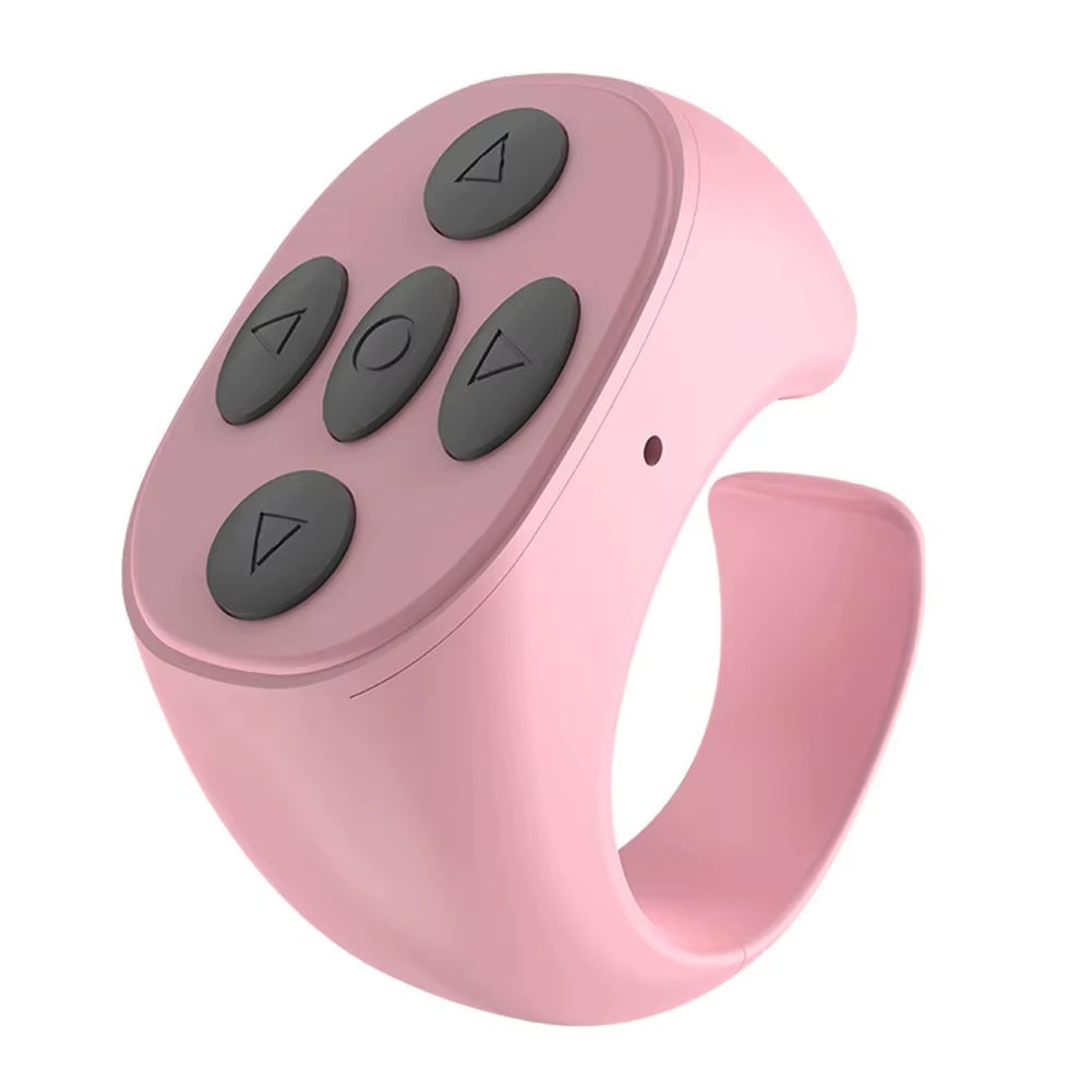 For Tiktok Ring Bluetooth Remote Control Fingertip Selfie Video Controller Automatic Page Turner Browsing for Mobile Phone